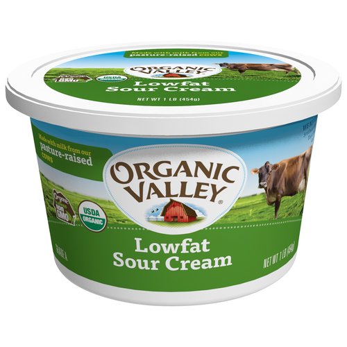 Organic Valley Low-fat Sour Cream 