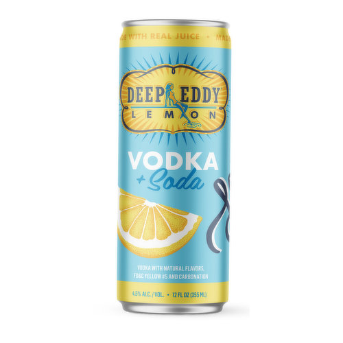 Deep Eddy Lemon Vodka Seltzer (4-pack)