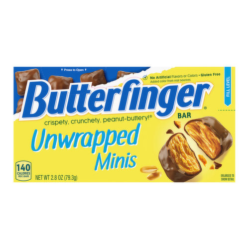 Butterfinger Unwrapped Minis Box