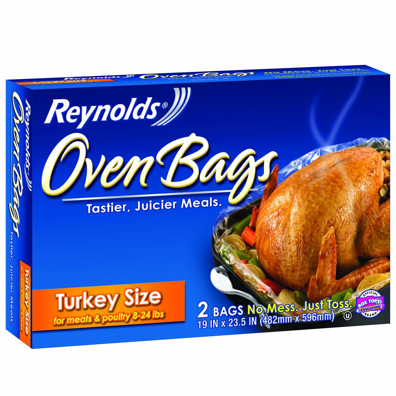 Reynolds Oven Bags 4 Boxes w/ 2 bags each (8 bags total) Turkey