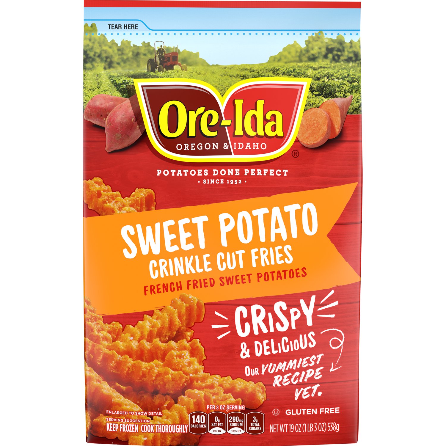 Ore-Ida® Premium 5/16 Thin Crinkle Cut PXL Fries (6x5 lbs)