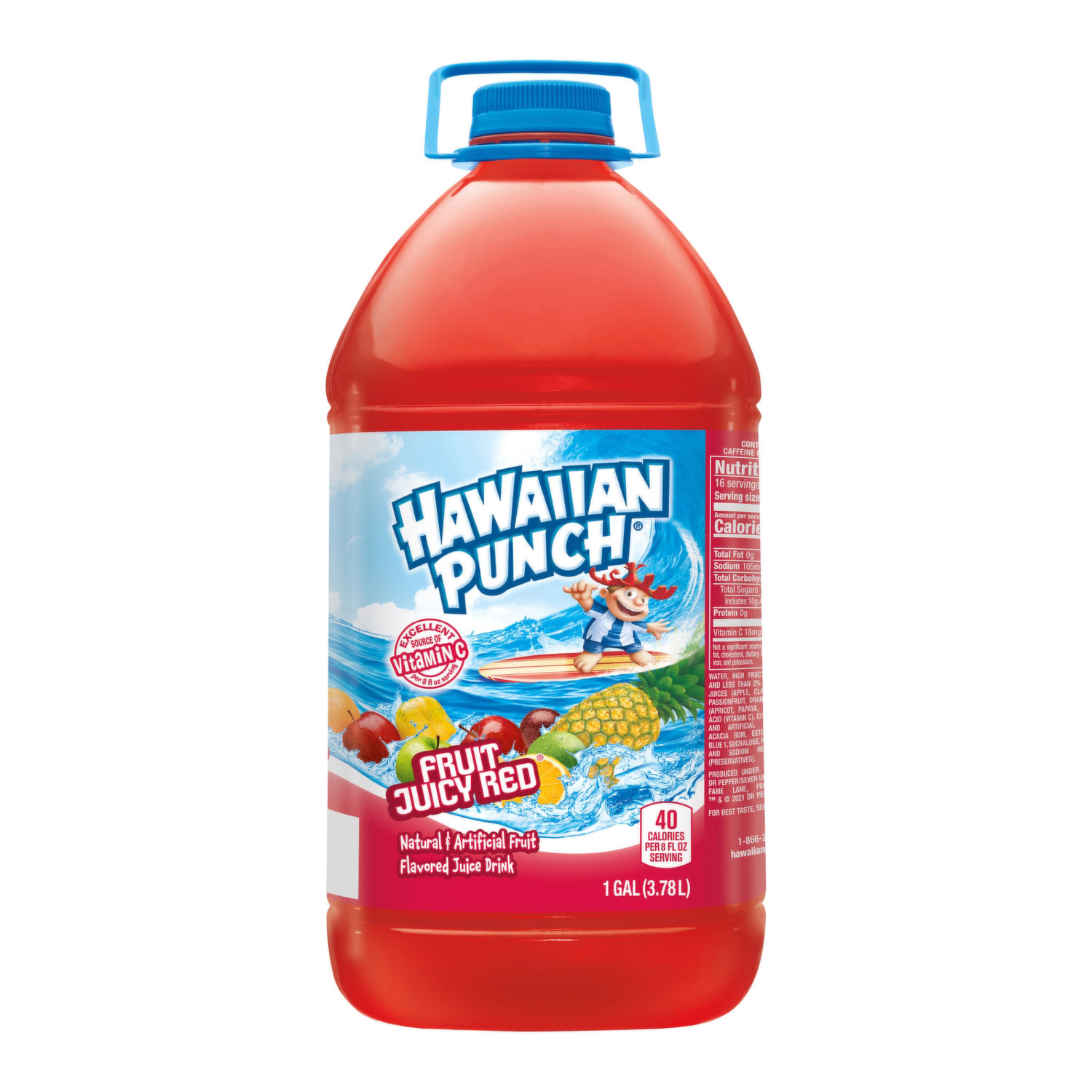 Hawaiian Punch Fruit Juicy Red Btle 20OZ - Gold Eagle Wine and Spirits,  Libertyville, IL, Libertyville, IL