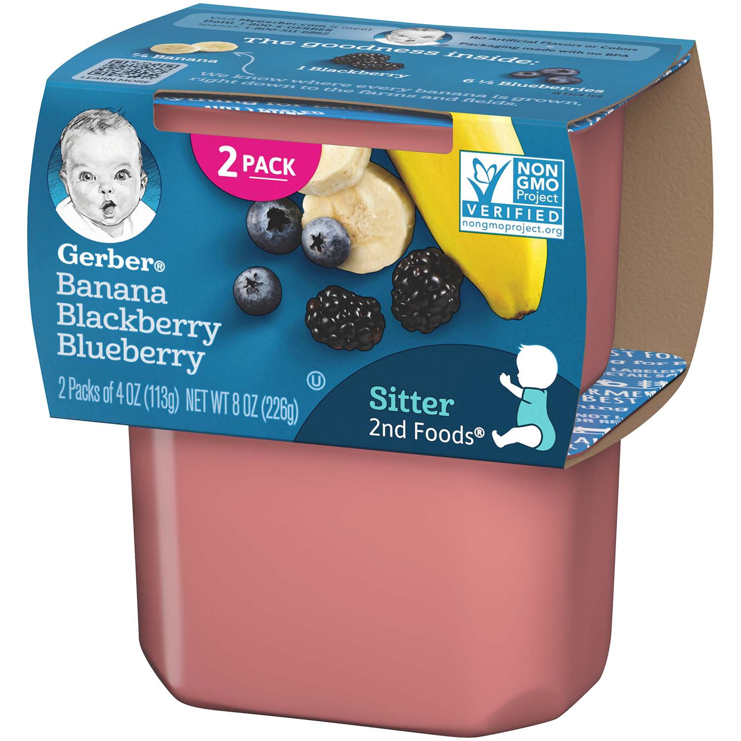 Gerber banana sales blackberry blueberry