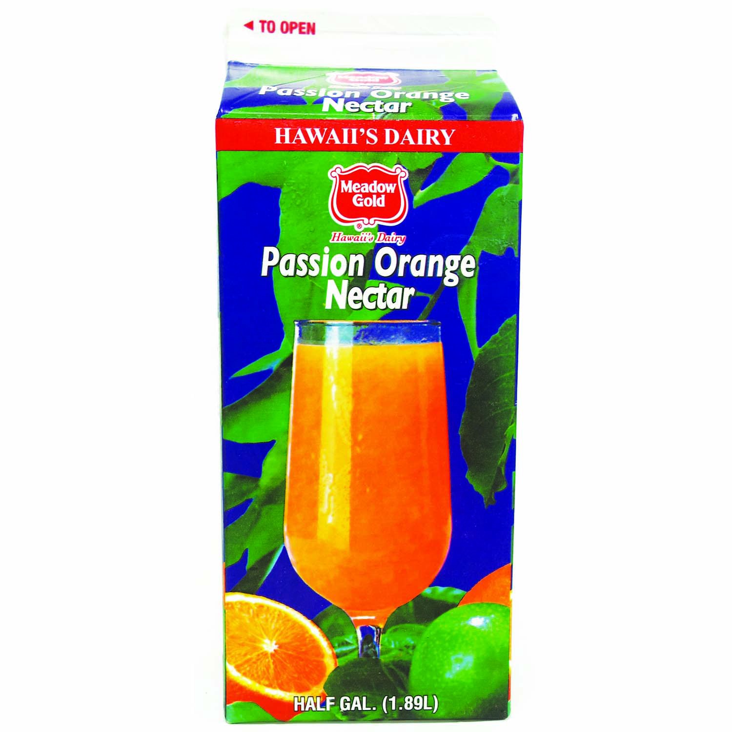 Meadow Gold POG (Passion, Orange, Guava) Drink 12oz.