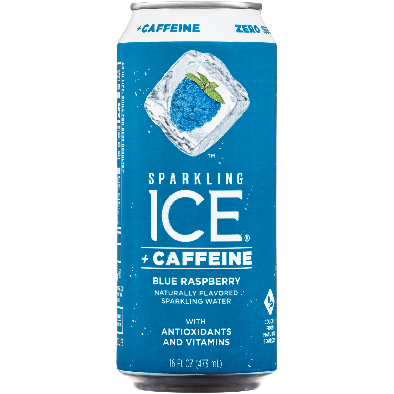 Sparkling Ice® Caffeinated Blue Raspberry Flavored Sparkling Water Can, 16  fl oz - Kroger