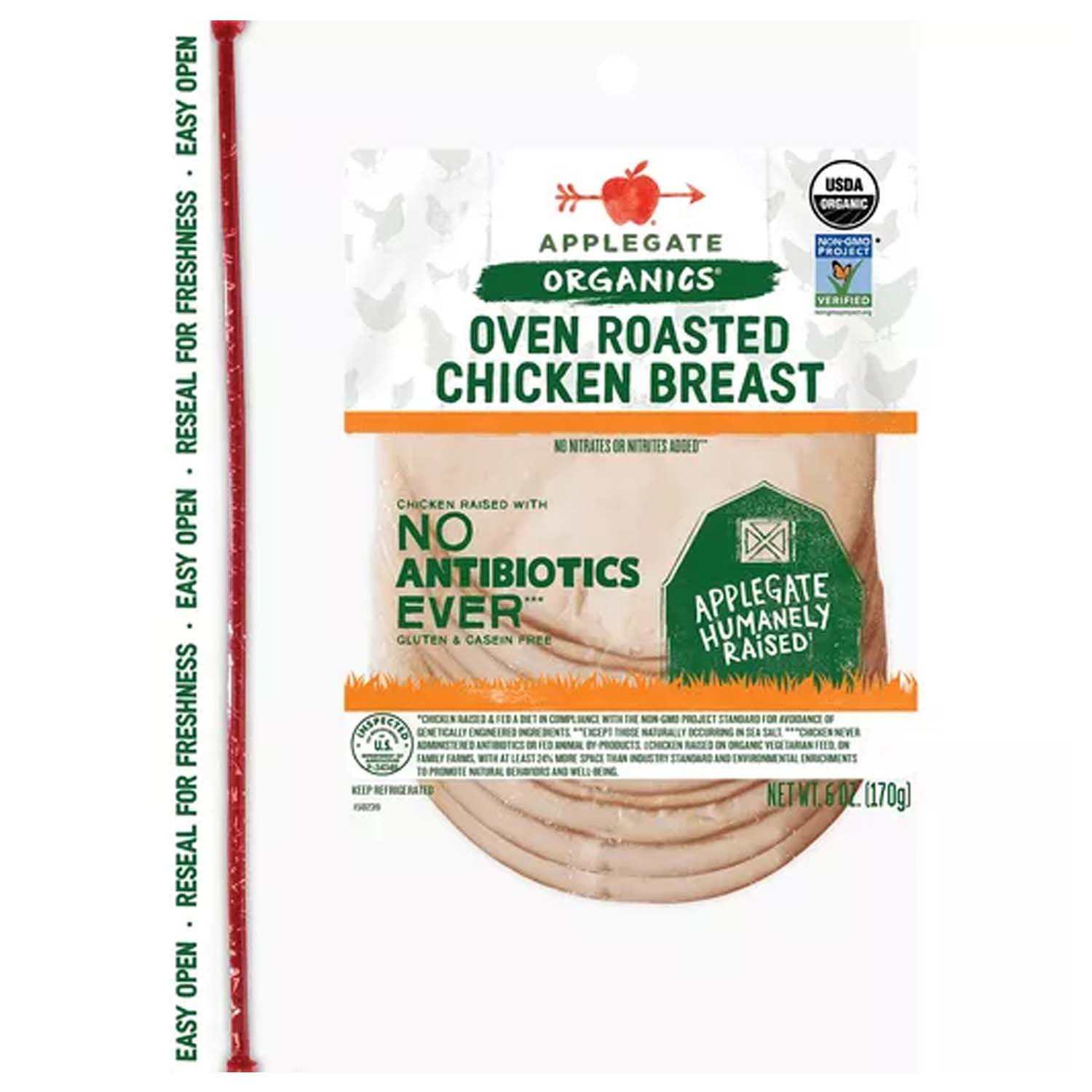 APPLEGATE ORGANICS Organic Herb Turkey Breast, 6 oz