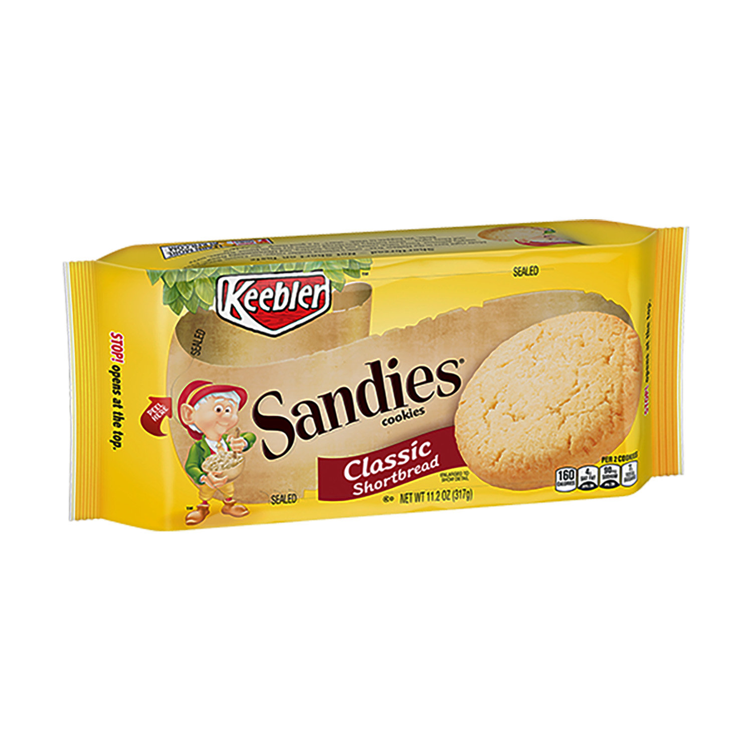 Keebler Sandies Cookies, Shortbread, Pecan, Cookies