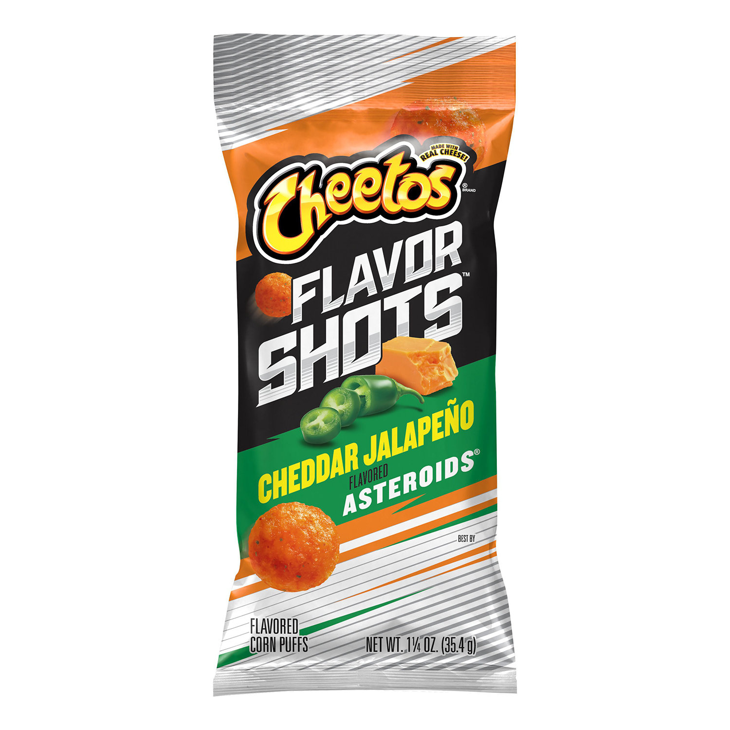 Cheetos® Crunchy Cheddar Jalapeno Flavored Cheese Snacks, 3.25 oz - Food 4  Less