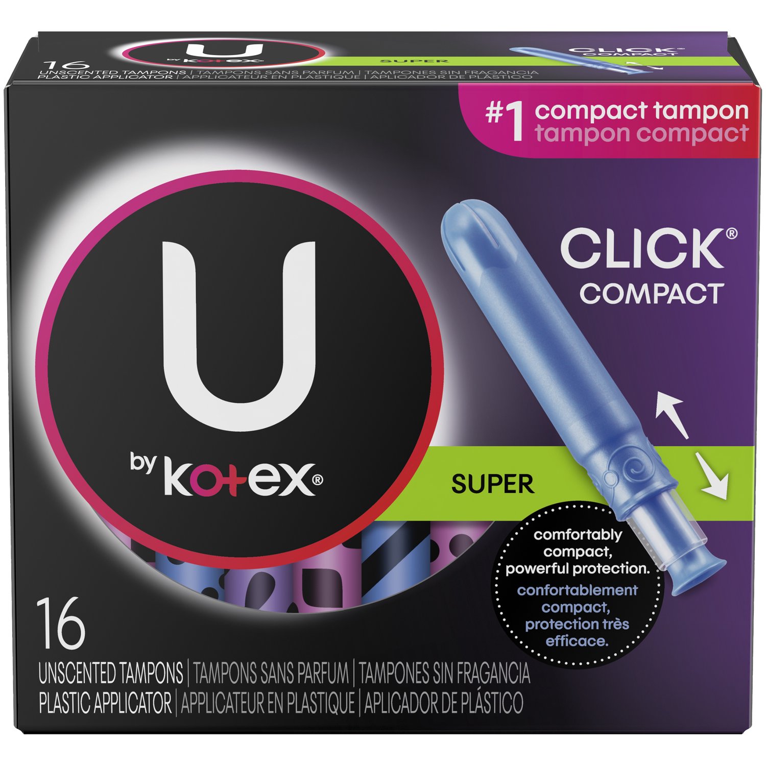 Marks Supa IGA - U By Kotex Regular Sport Tampons 16's