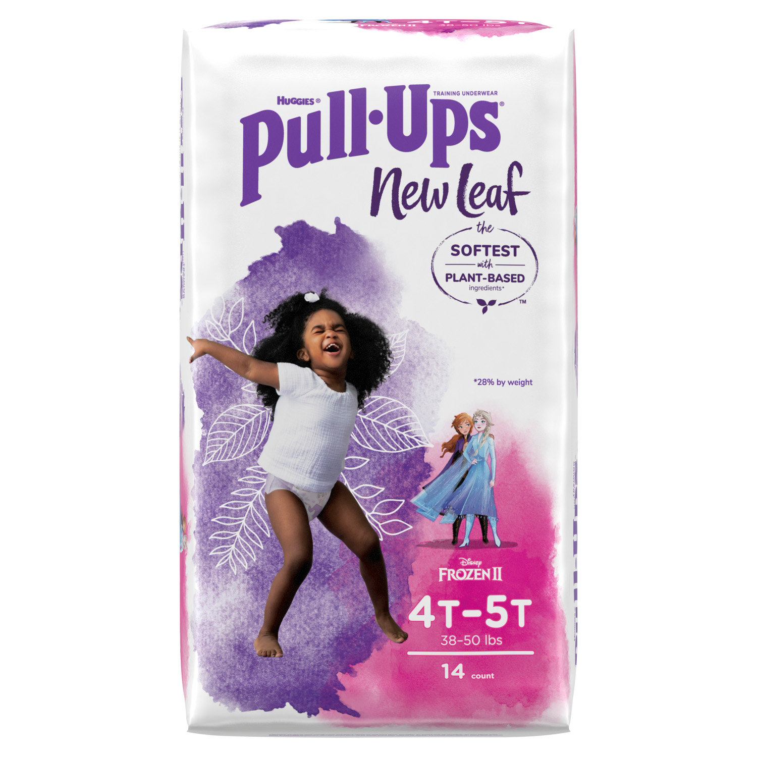 Huggies Pull-Ups, Girls Training Pants, 4T-5T, 18 Ct