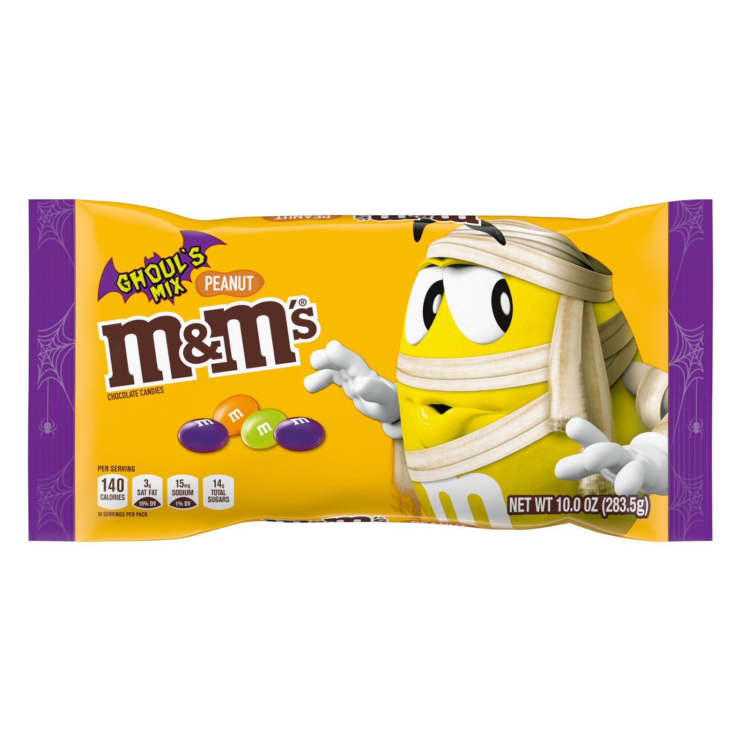 M&M's Limited Edition Peanut Chocolate Candy Featuring Purple Candy, Share  Size, 3.27 Oz Bag, Chocolate Candy