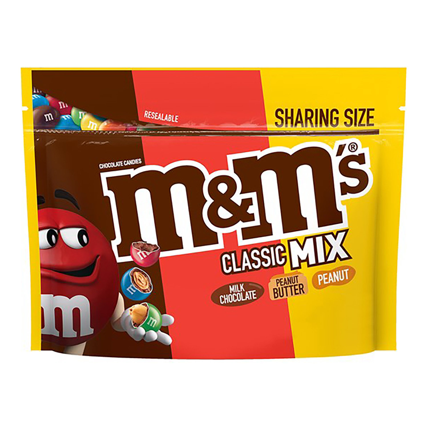 M&M's Chocolate Candies, Pretzel, Sharing Size 7.4 Oz, Chocolate Candy