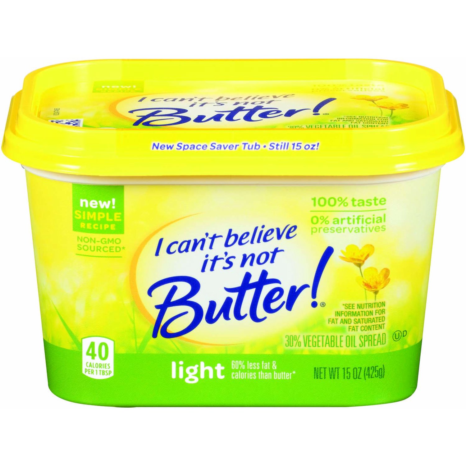 Smart Balance Original Spreadable Butter and Margarine Alternative, 15 oz  Tub