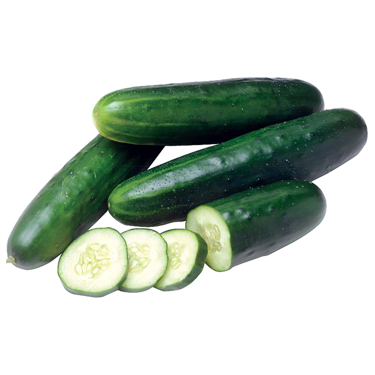 Fresh Organic English Seedless Cucumbers, Mexico, 1 Count - Greenery