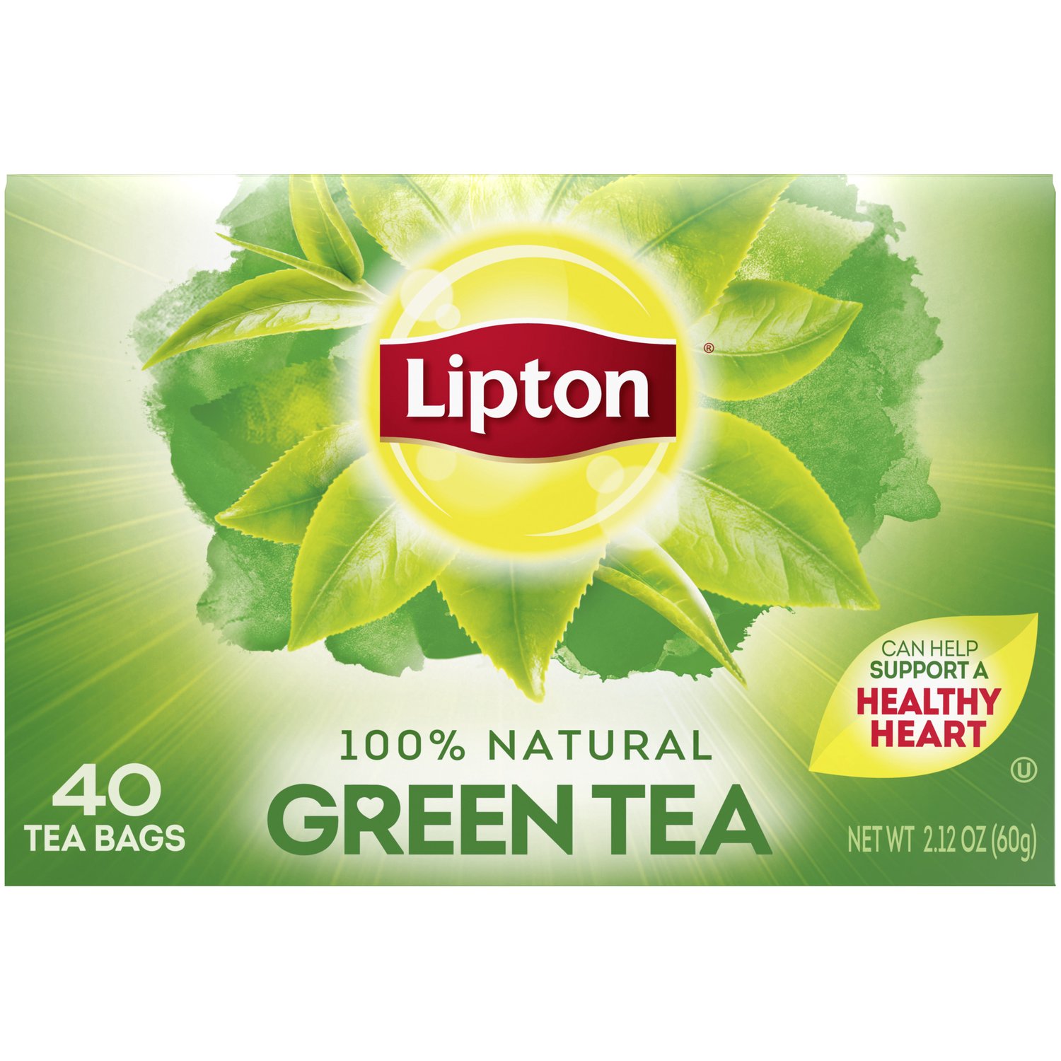 Great Value Green Tea Bags, 2.5 oz, 40 Count