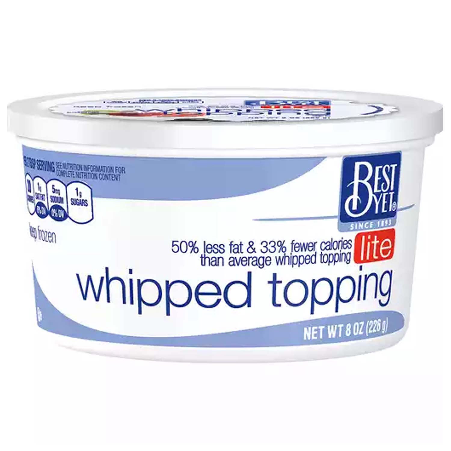 Dairy Whipped Topping 6.5OZ - Best Yet Brand