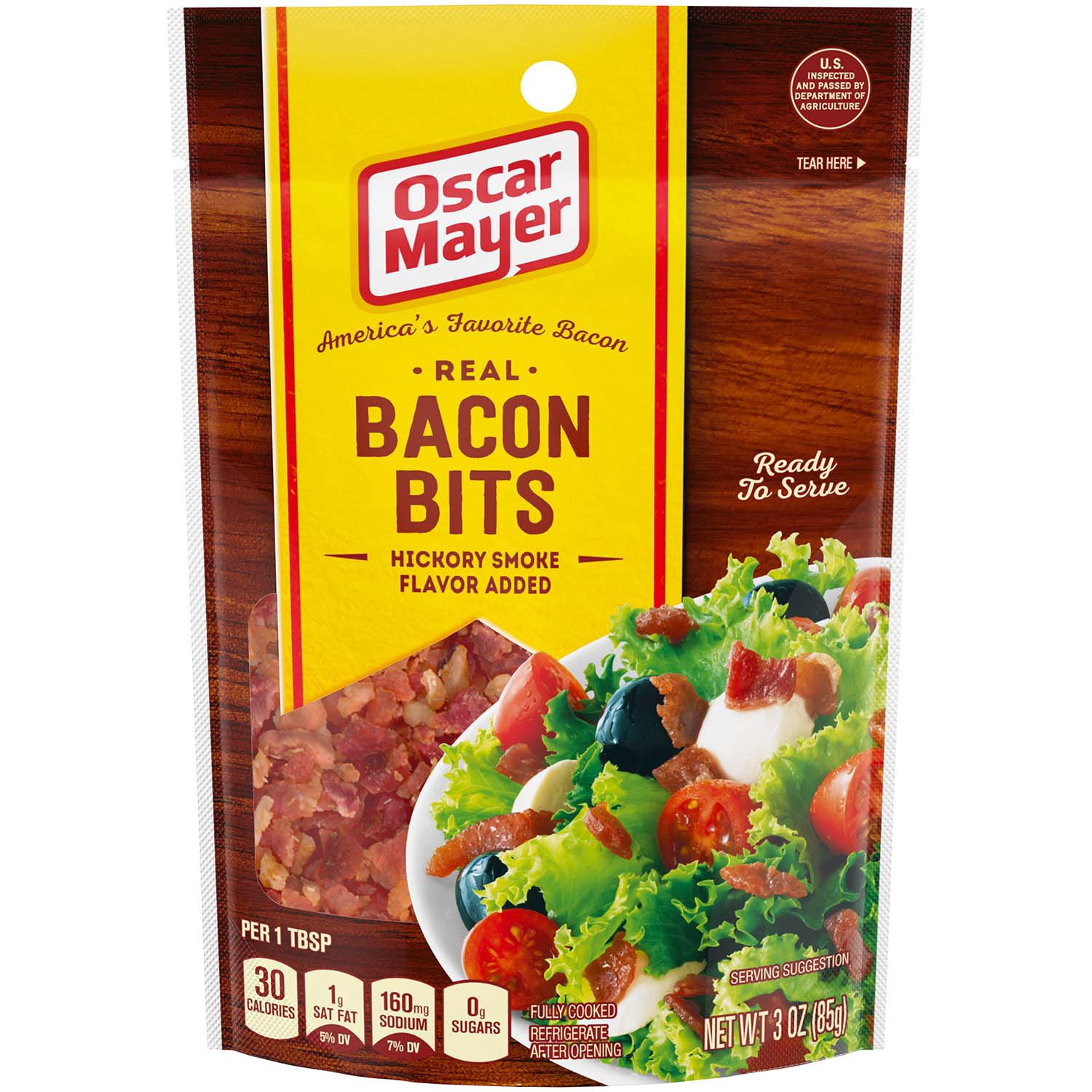 Oscar Mayer Turkey Bacon Bits: Calories, Nutrition Analysis & More