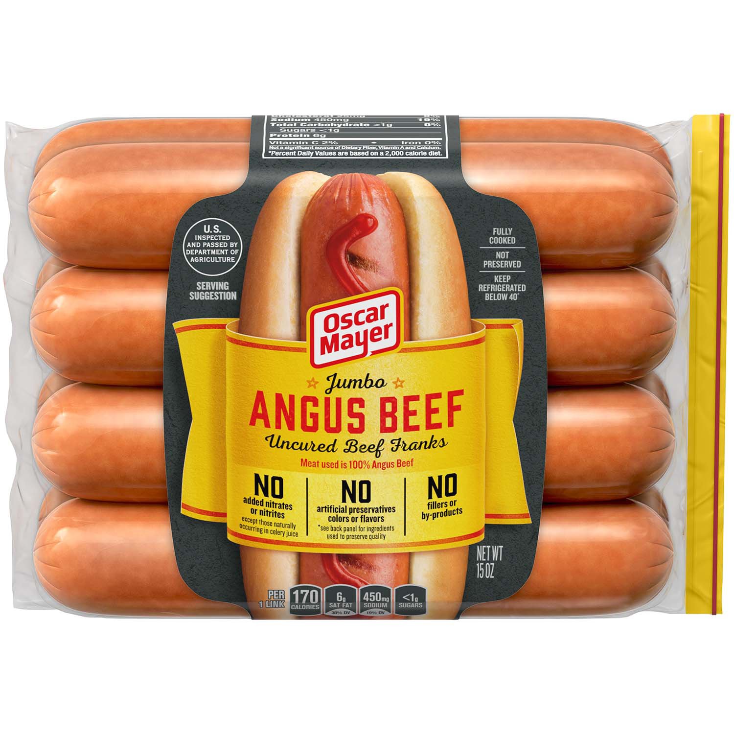 Oscar Mayer Uncured Turkey Hot Dogs, 10 ct - 16 oz. Package