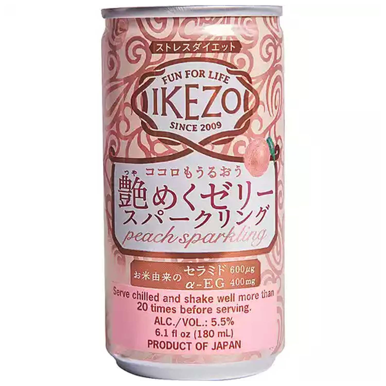Ozeki Ikezo Sparkling Peach Jelly Sake - Foodland