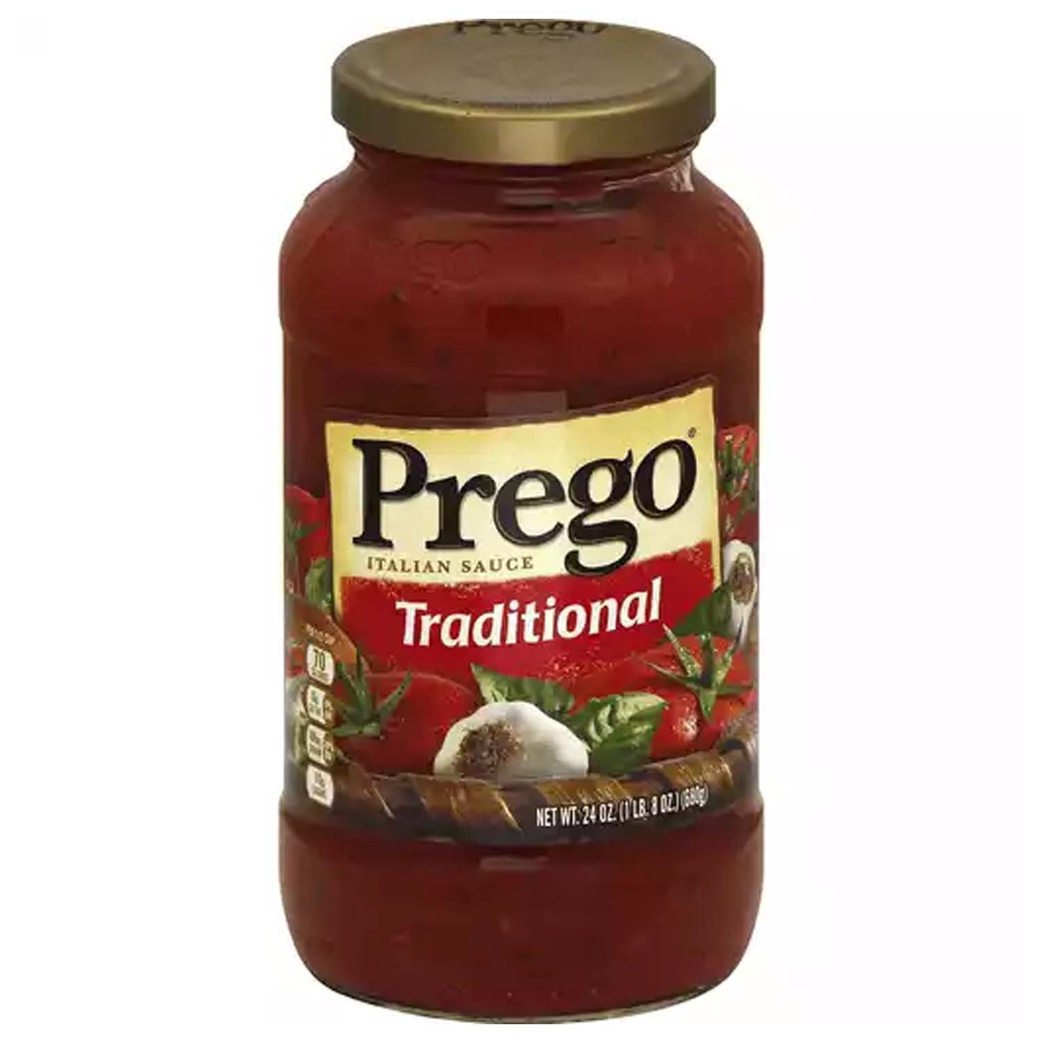 Prego Italian Pasta Sauce Traditional No Sugar Added - 23.5 oz jar