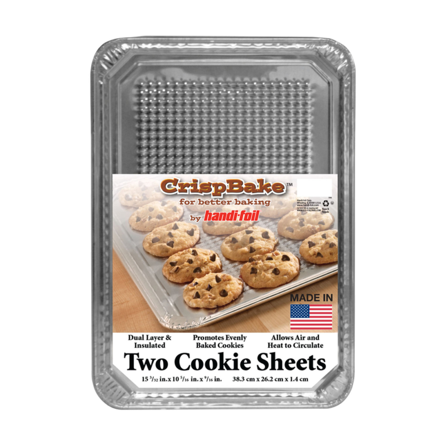 Handi-Foil CrispBake Cookie Sheets (Two Sheets)