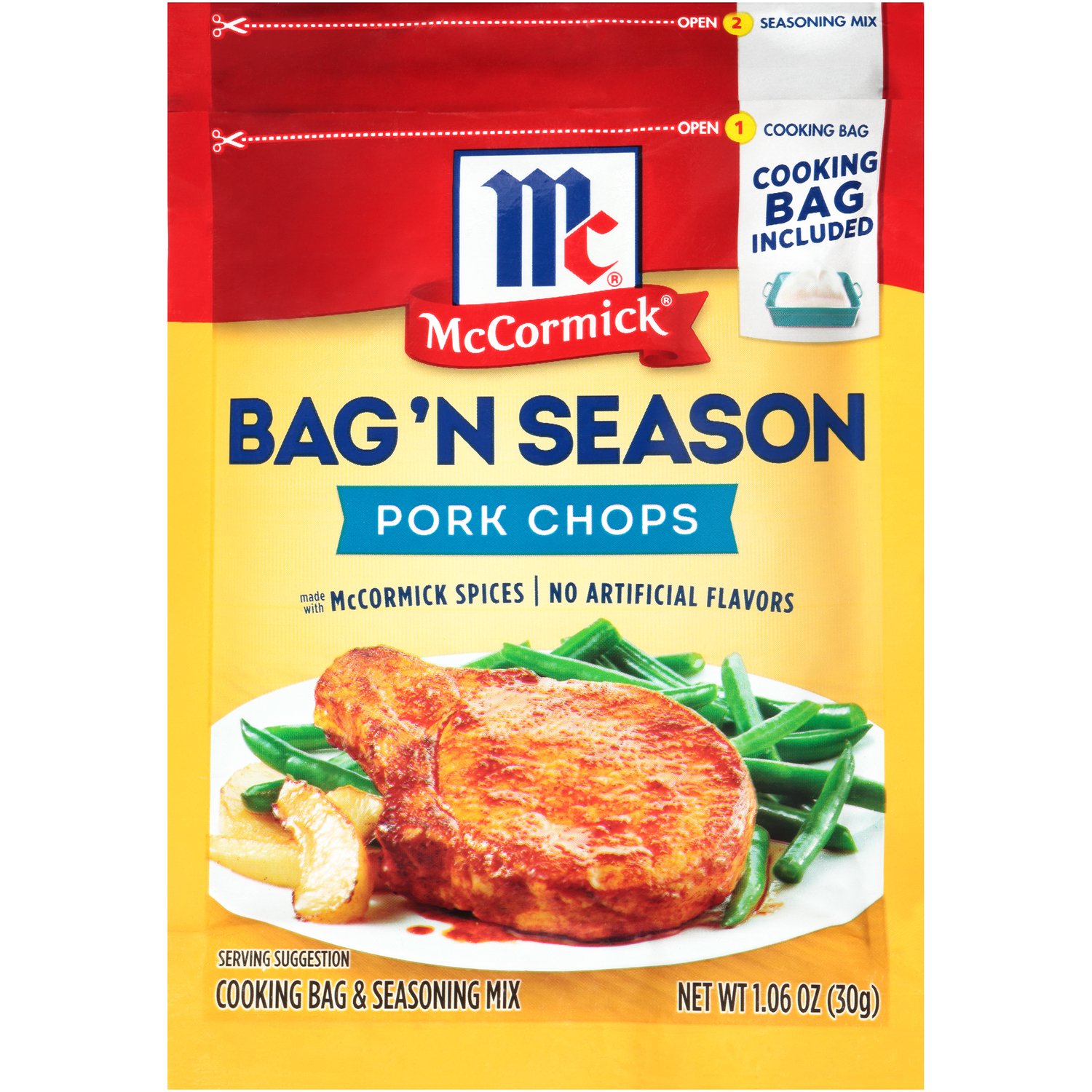 Food Club Roasting Bag & Seasoning Mix, Pork Chops, Search