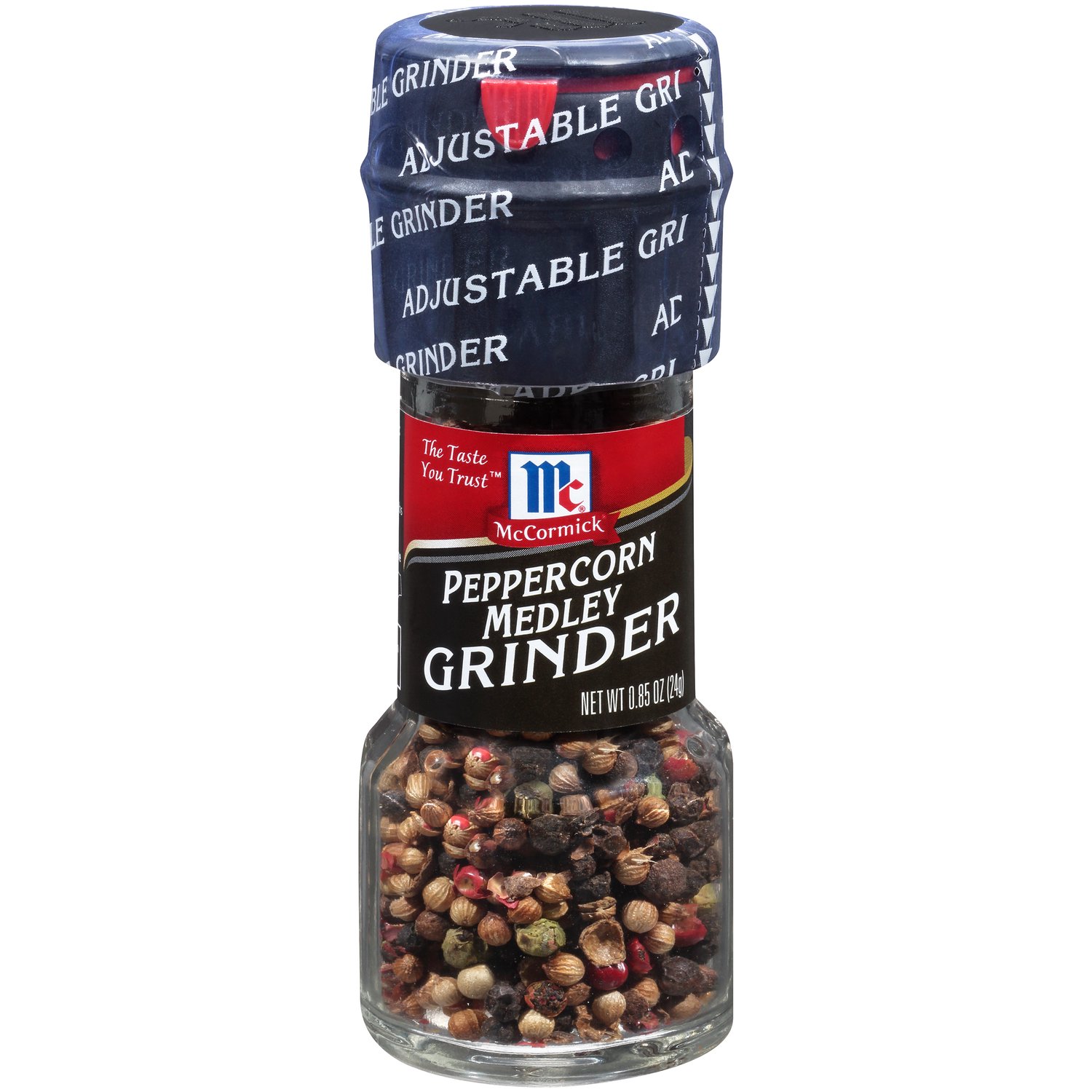 Mccormick Grinder Seasoning, Garlic Pepper, Adjustable - 1.23 oz