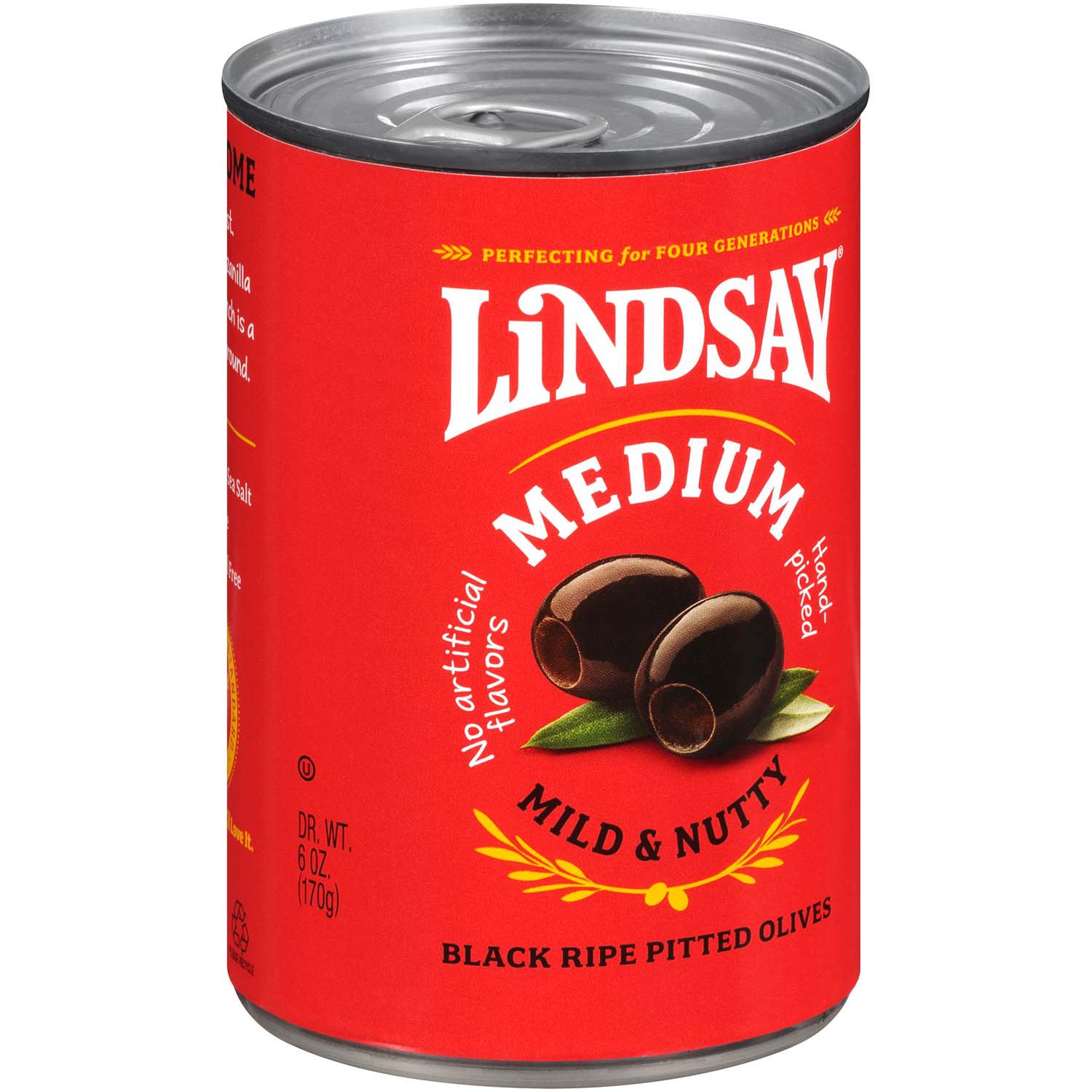 Lindsay Pitted Olives Black Ripe Medium