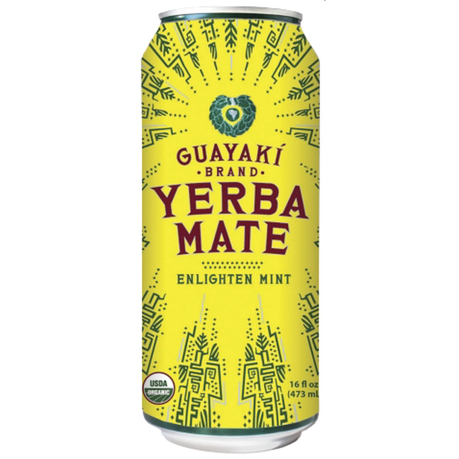 Mint energy. Guayaki Yerba Mate. Organic brand. Enlighten-Mint. Mint Mate.