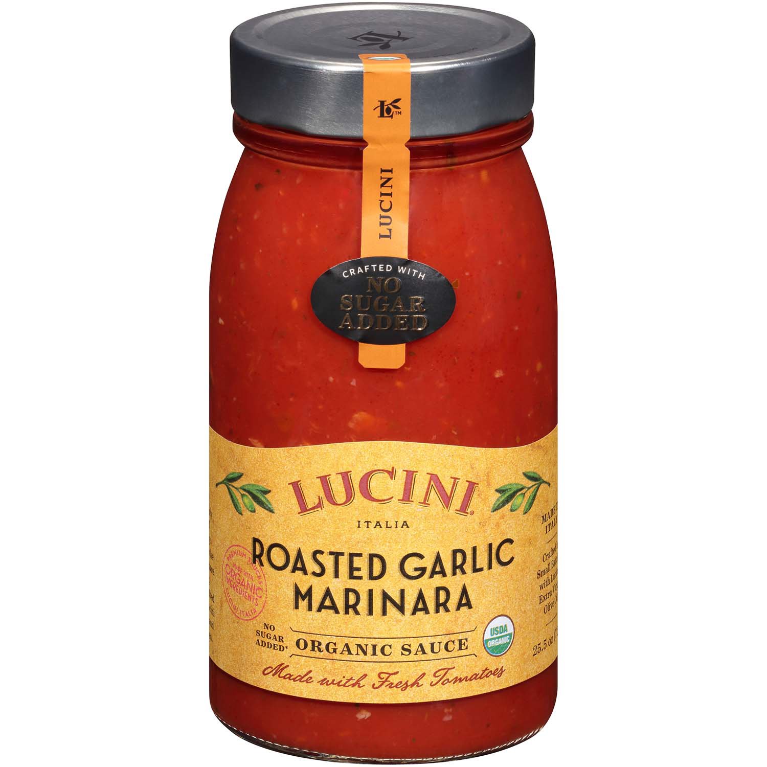 Order Organic Roasted Garlic Pasta Sauce Lucini Italia