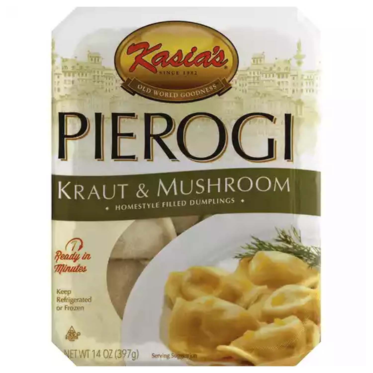 Stanley's Pierogi - mushroom uszka, net weight: 10 oz - Polka Deli Inc.