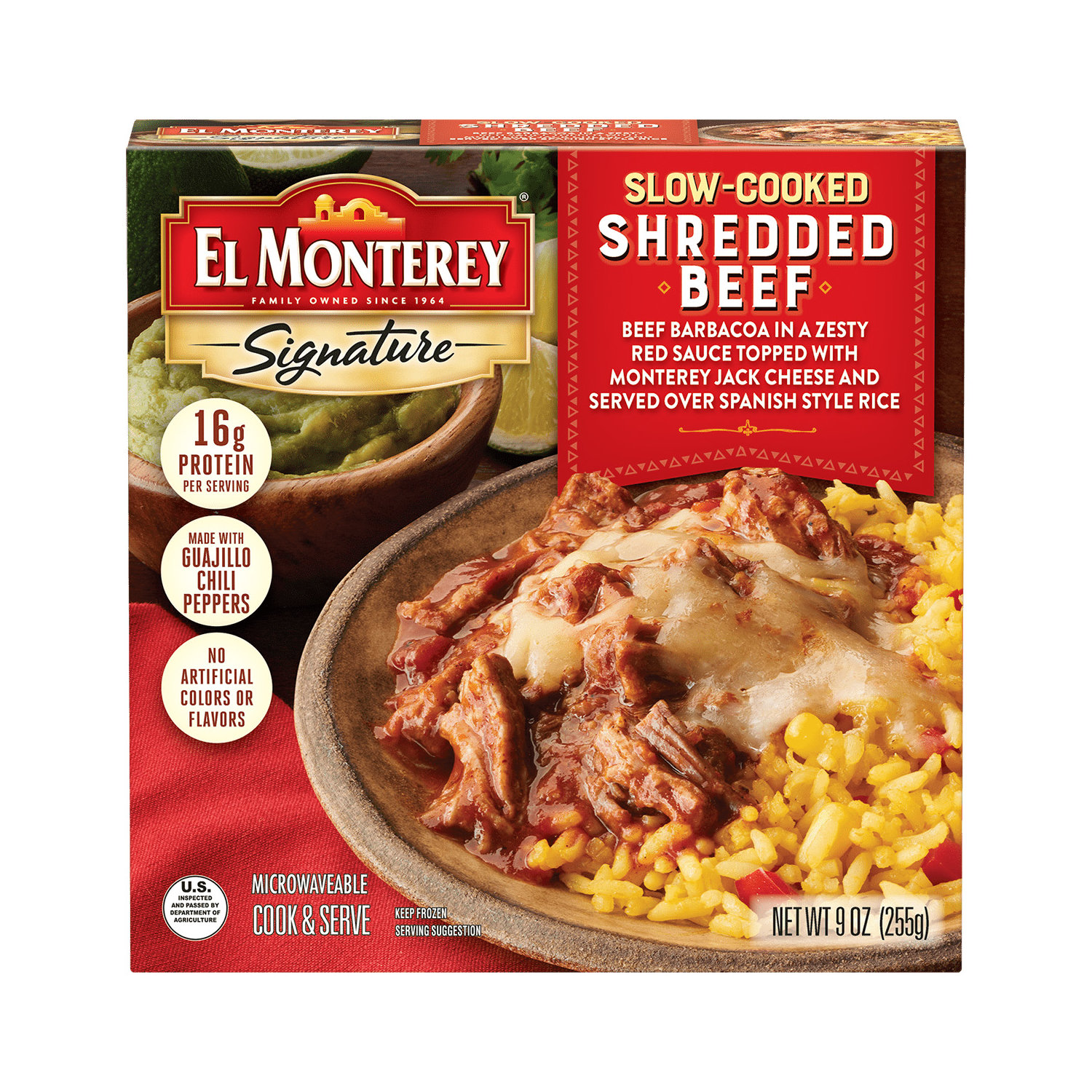 El Monterey Chimichanga, Shredded Steak, Cheese & Rice 1 Ea, Meat &  Seafood