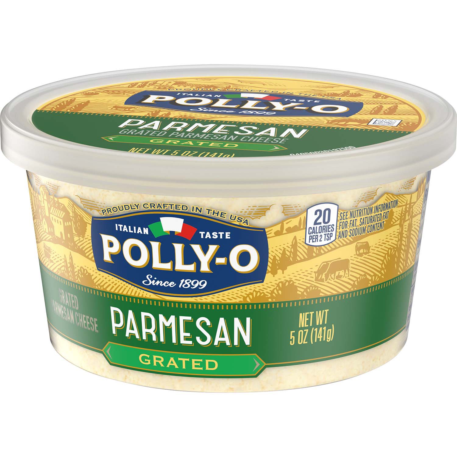 Polly-O Grated Parmesan Cheese, 5 oz