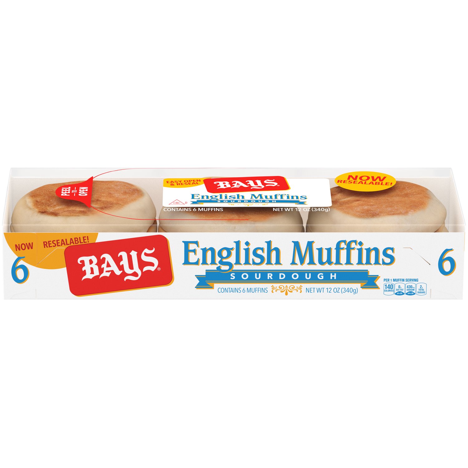 Bays English Muffins, Sourdough - Foodland