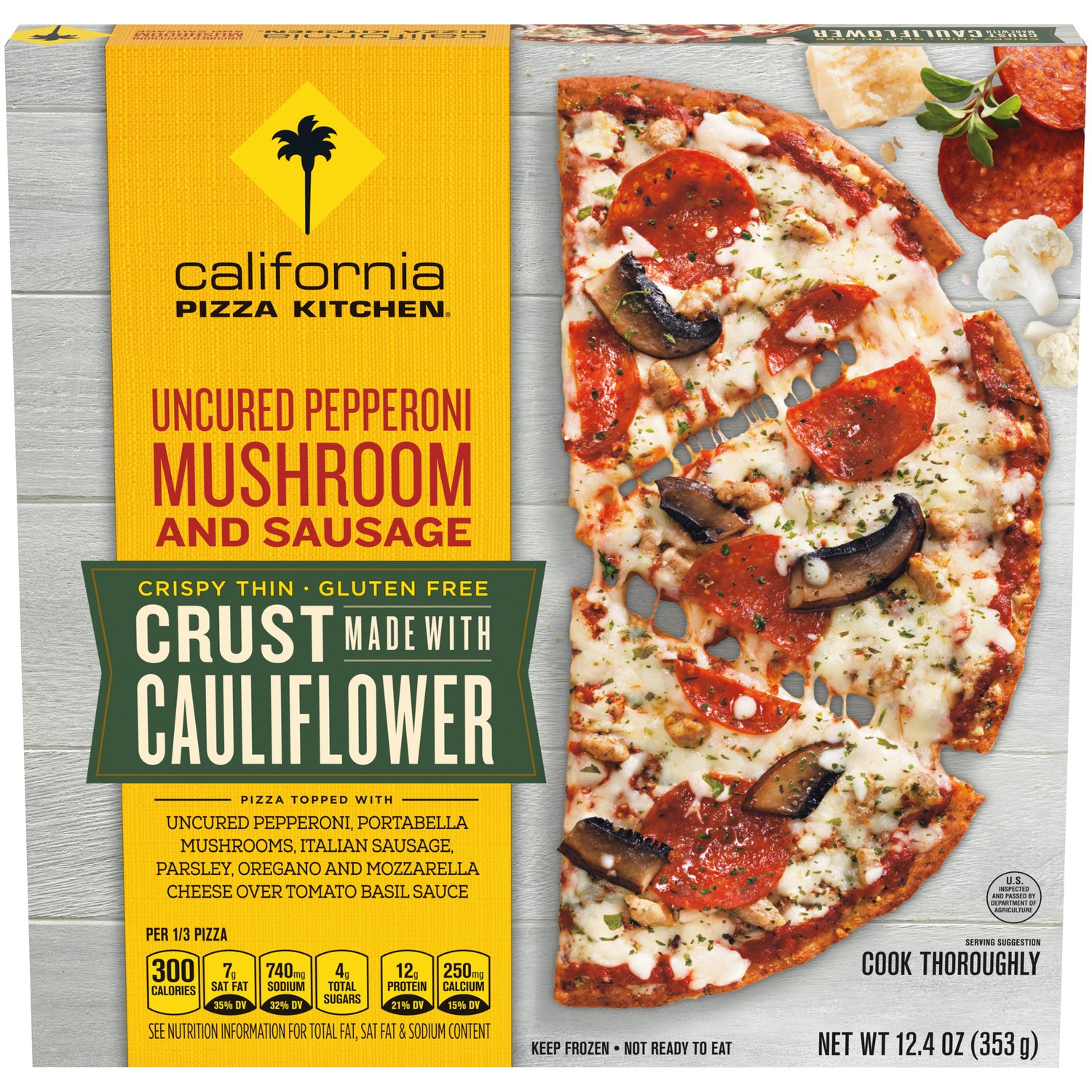 California Pizza Kitchen Crispy Thin Crust Sicilian Pizza 15.5oz