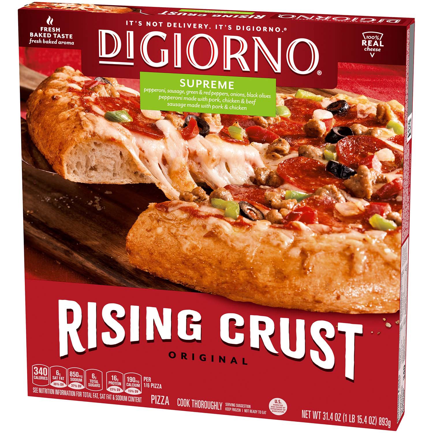 DIGIORNO Crispy Pan Supreme Pizza, 29.6 oz - Pay Less Super Markets