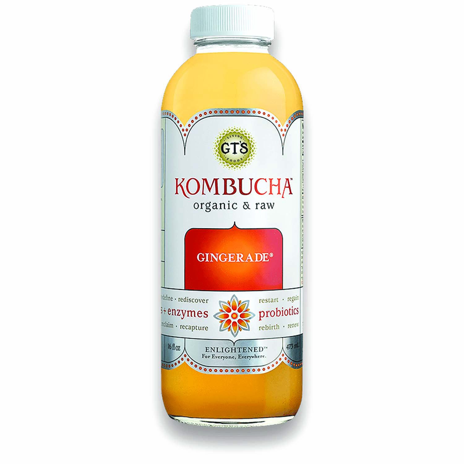 GT's Organic Raw Kombucha Synergy, Gingerade - Foodland