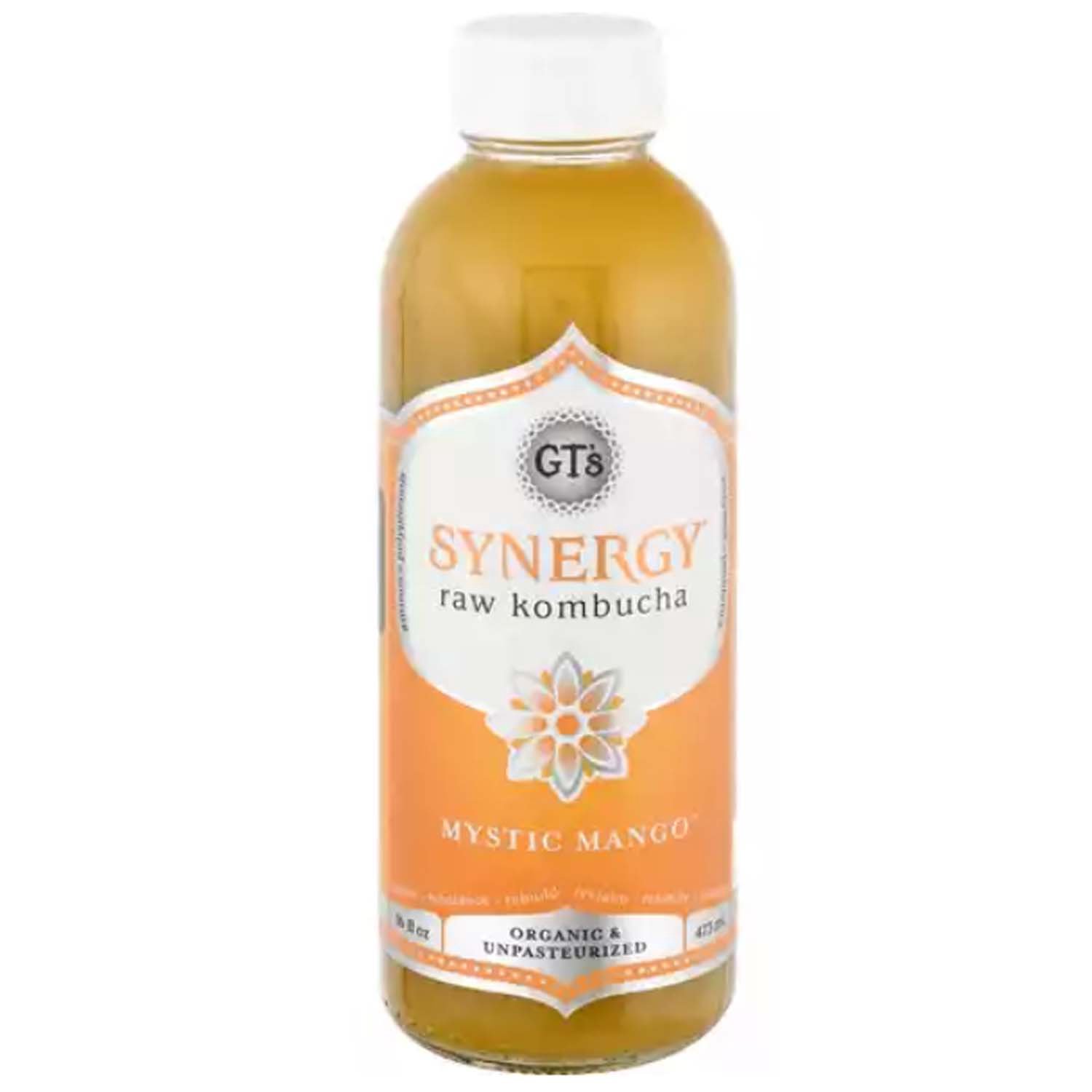 GT's - Synergy Raw Kombucha, 16 fl oz | Multiple Flavors