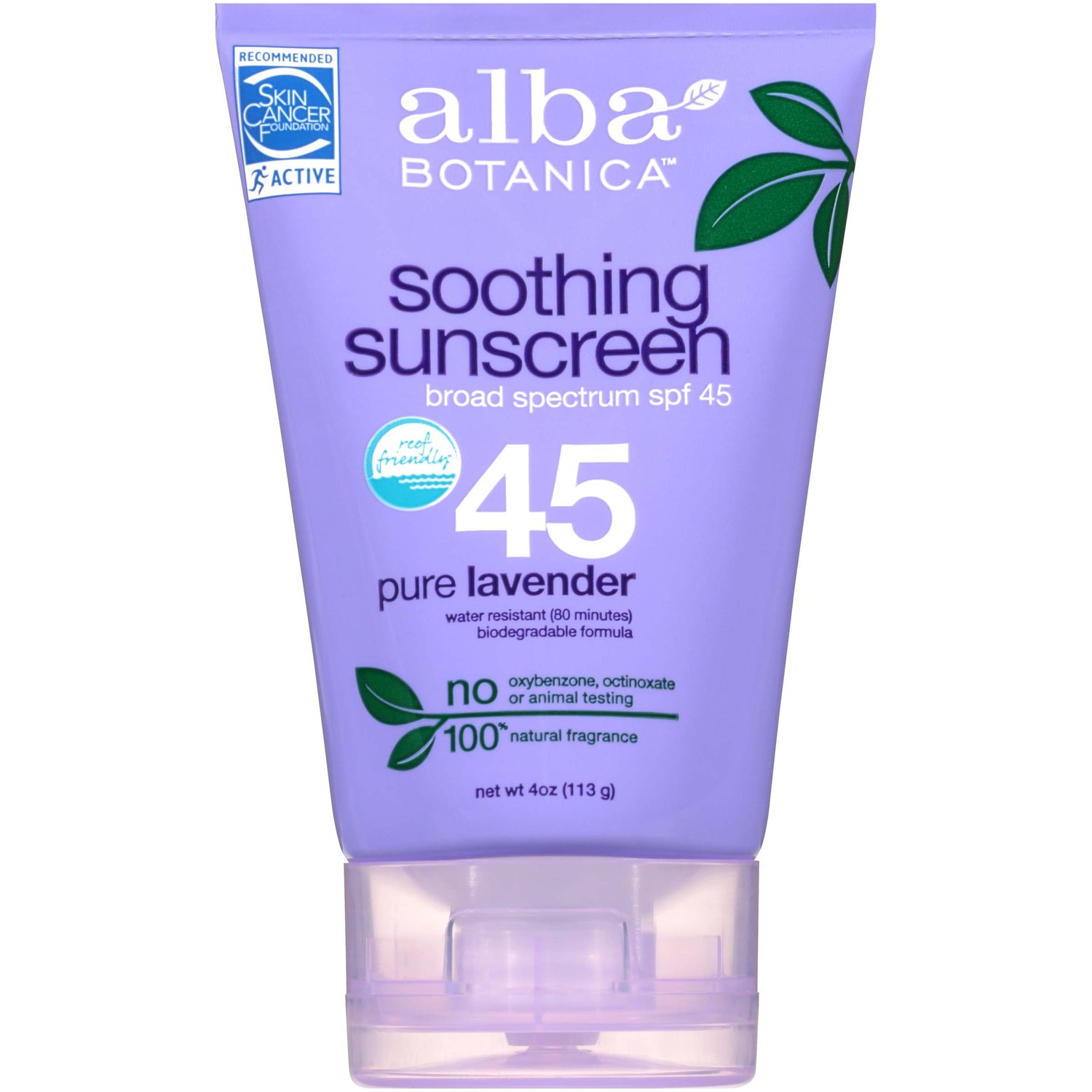 alba botanica lavender sunscreen