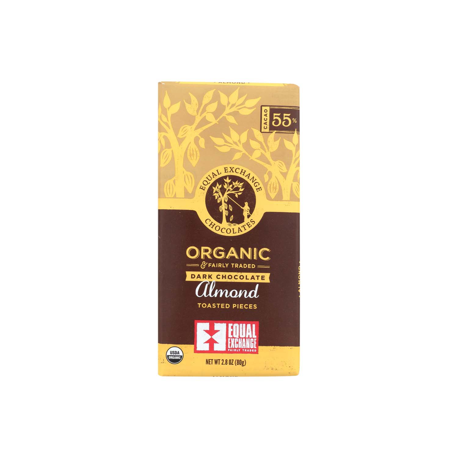 Equal Exchange Dark Chocolate W/ Almonds - Foodland