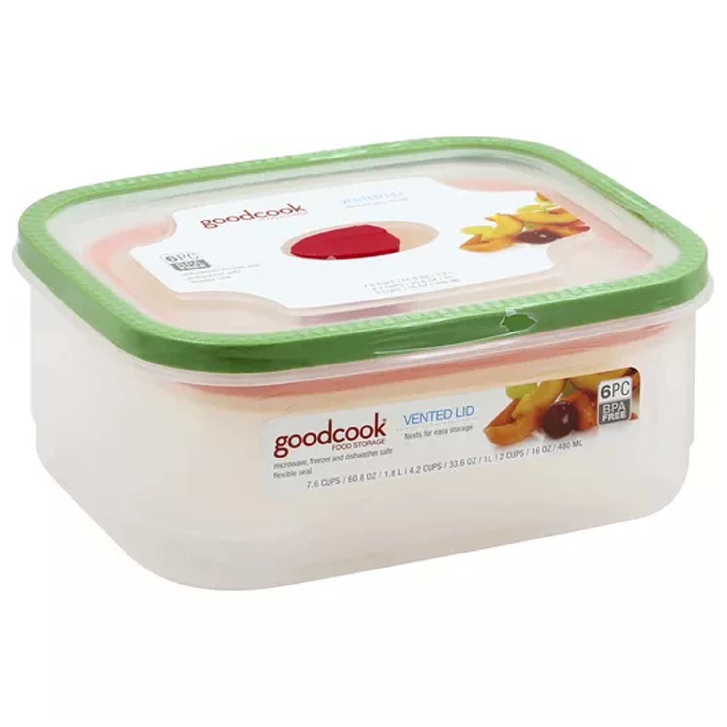 Goodcook Food Storage Containers, 16 Piece Value Pack