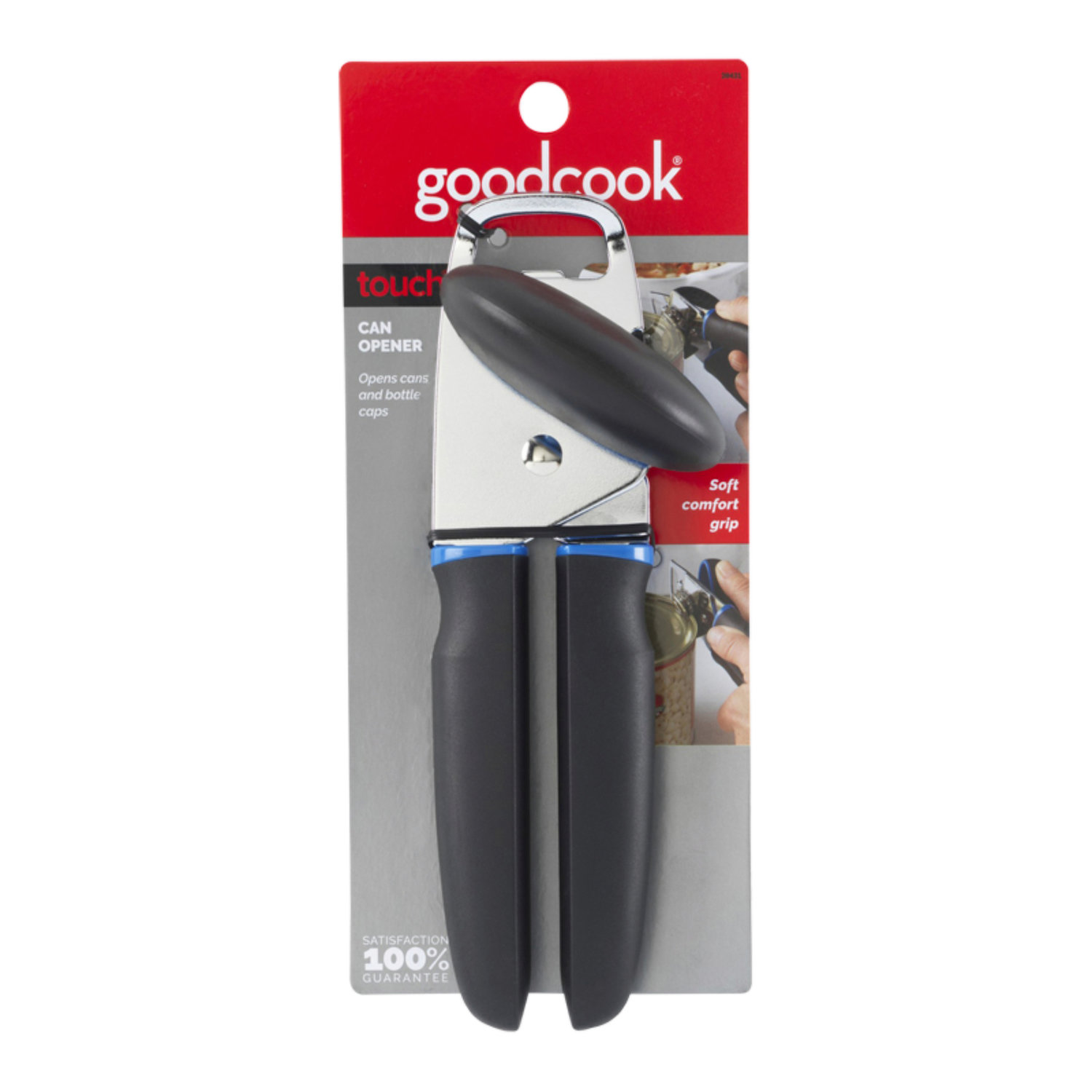 Safe-Cut Can Opener with Comfort Grip - GoodCook