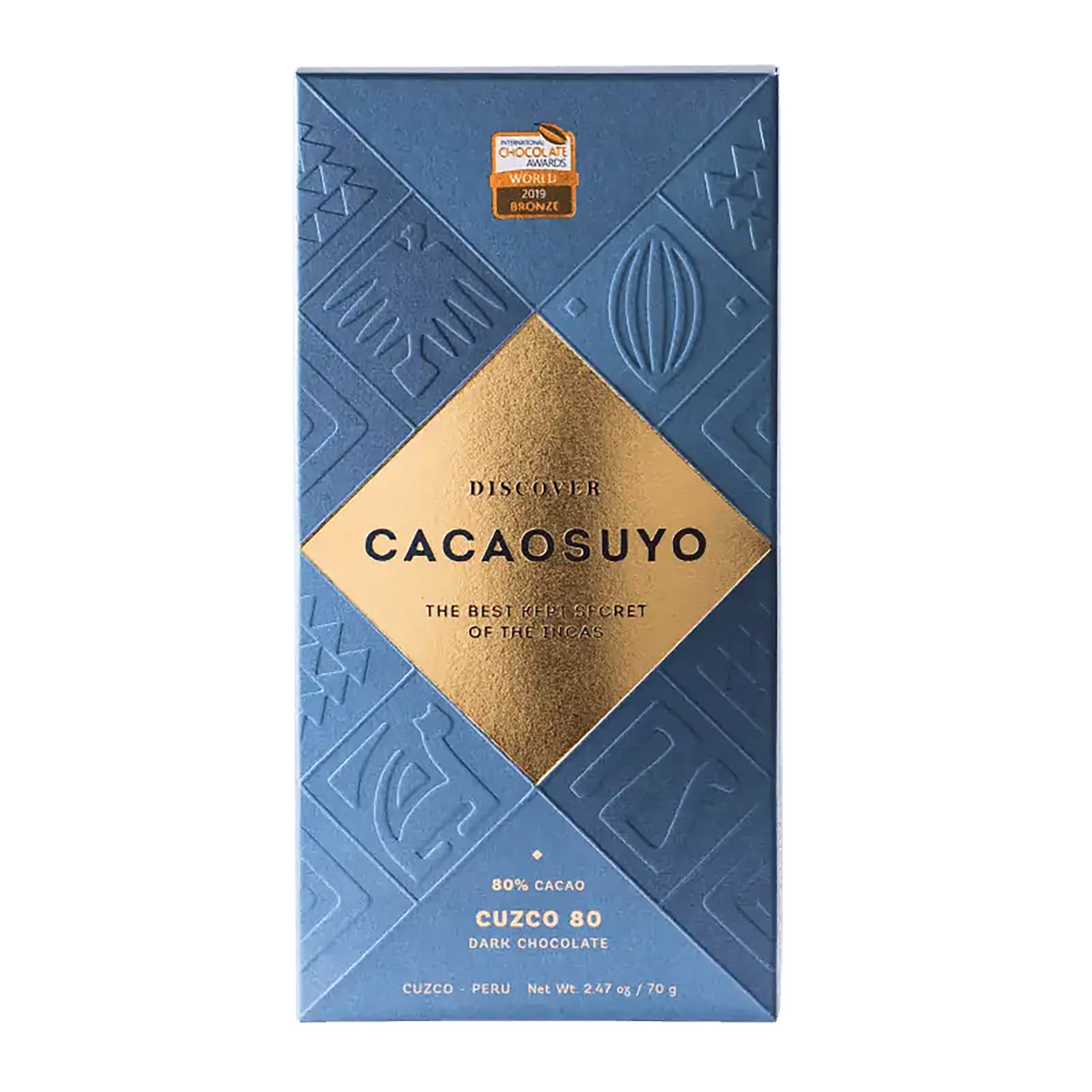 CACAOSUYO PIUA SELECT 70% DARK CHOCOLATE 2.47 oz
