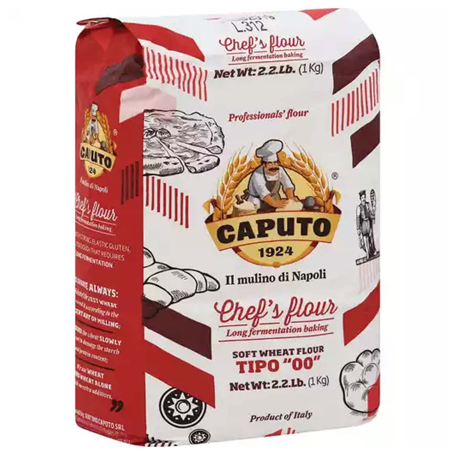 Red Flour Caputo 00 Pizza Chef 1 kg (5 Pieces)