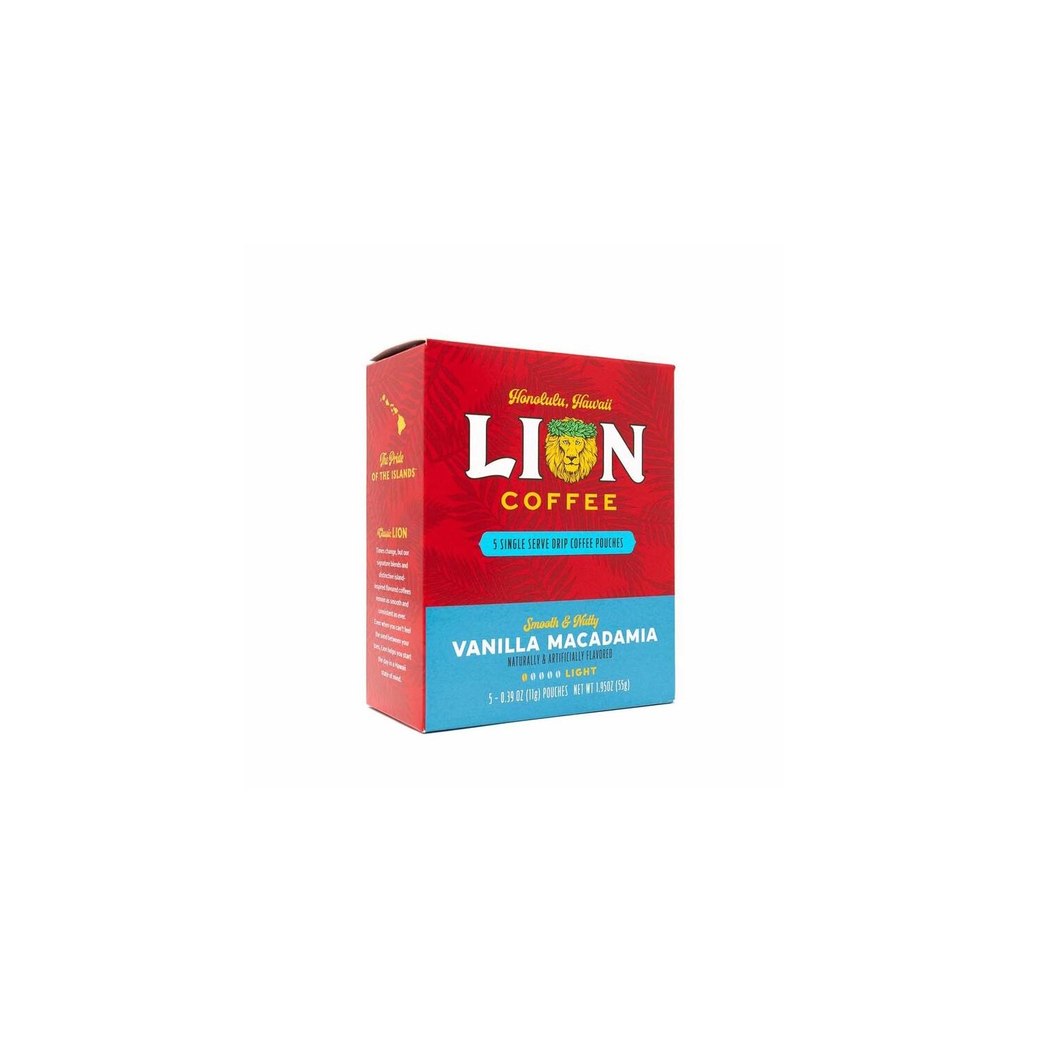 Lion Vanilla Macadamia Single Serve Drip Coffee Pouches - Lion Coffee