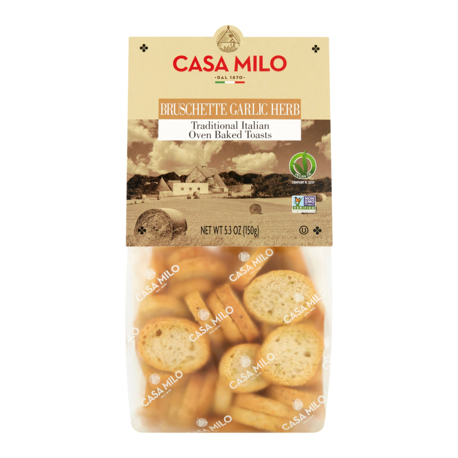 Casa Milo Bruschette Garlic Herb - Foodland