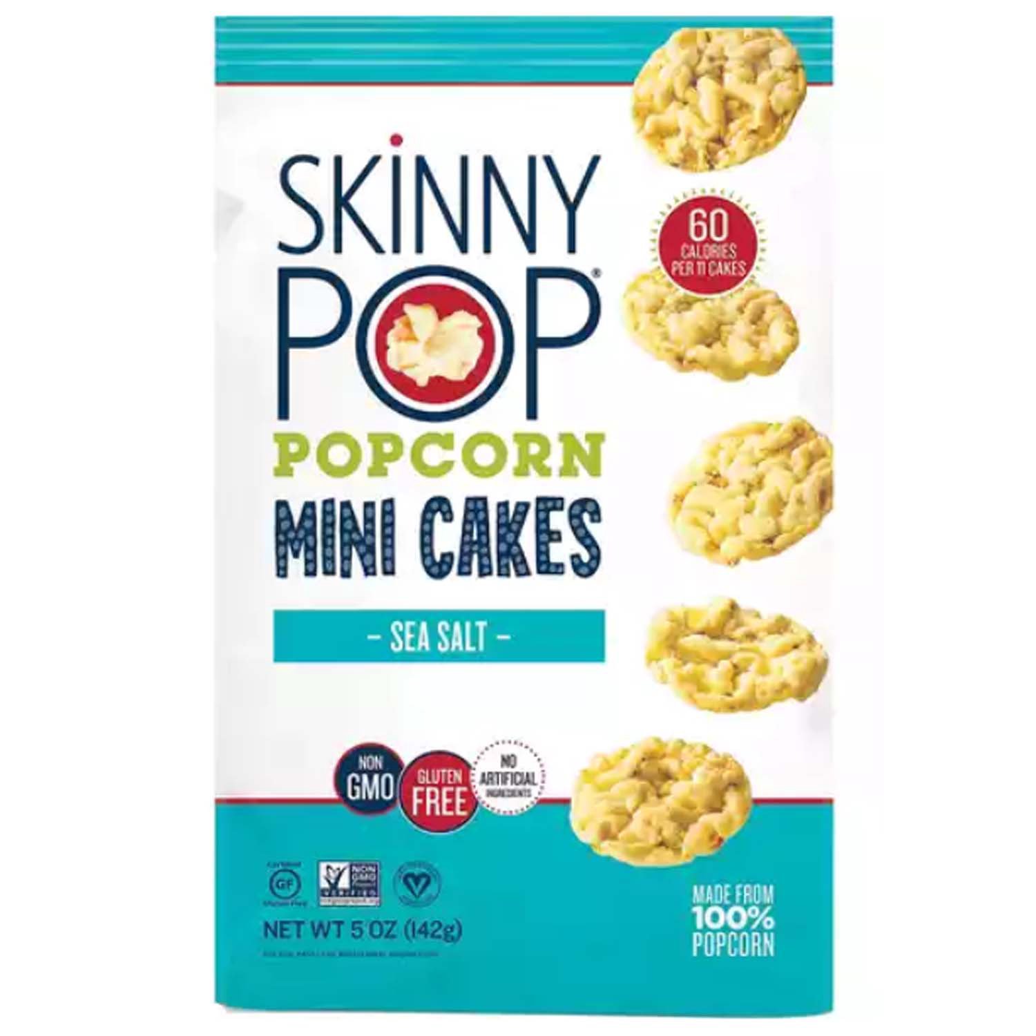 Skinny Pop Popcorn Cakes, Sea Salt, Rice & Rice Cakes