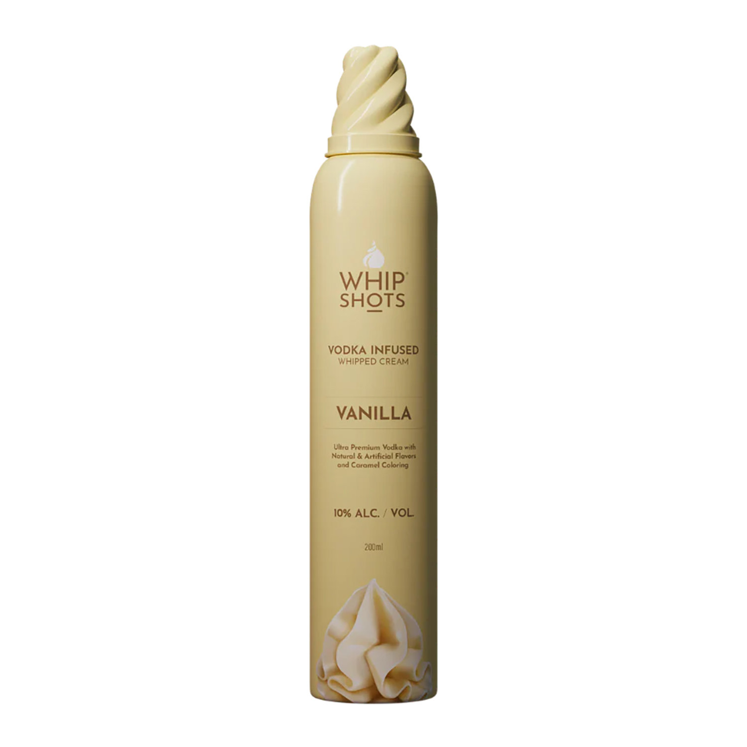 Whip Shots Vodka Infused Whipped Cream Vanilla 200ml Aluminum Bottle -  Buster's Liquors & Wines