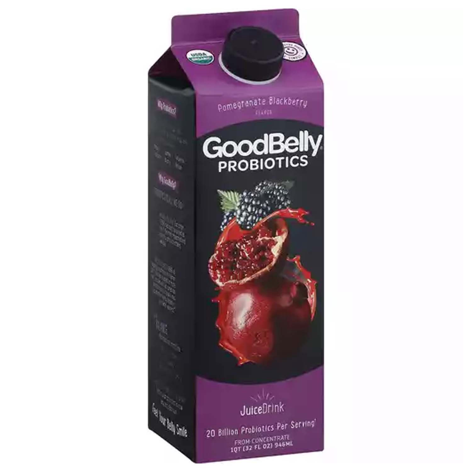 GoodBelly Probiotics Mango Juice Drink 1 Qt Carton, Yogurt Drinks