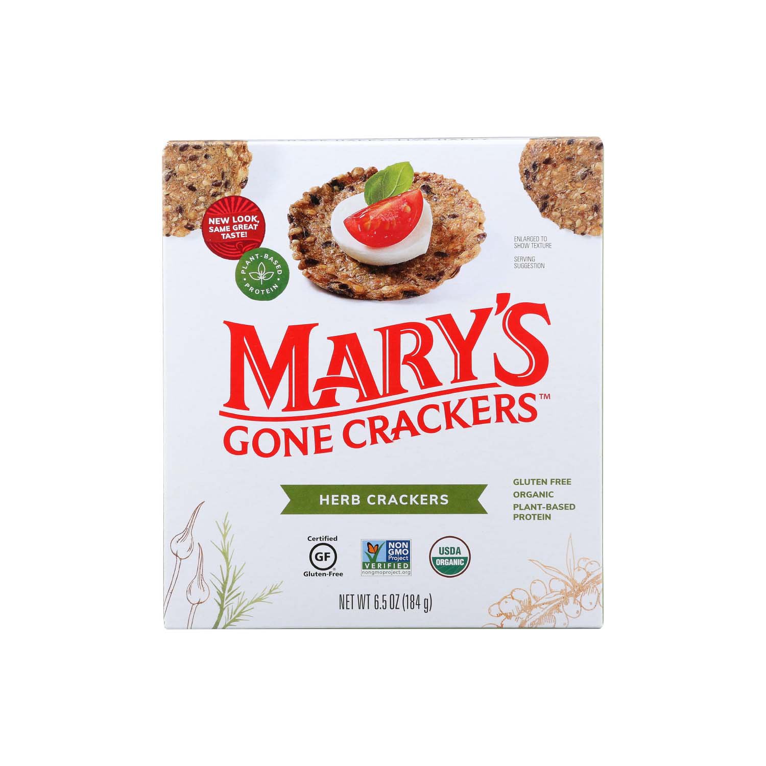 Mary's Gone Crackers Sea Salt Real Thin Crackers - Shop Crackers &  Breadsticks at H-E-B